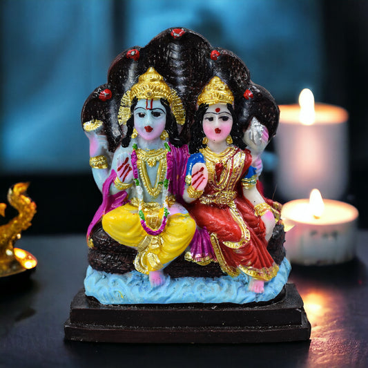 Vishnu Laxmi Ji Idol Statue Murti