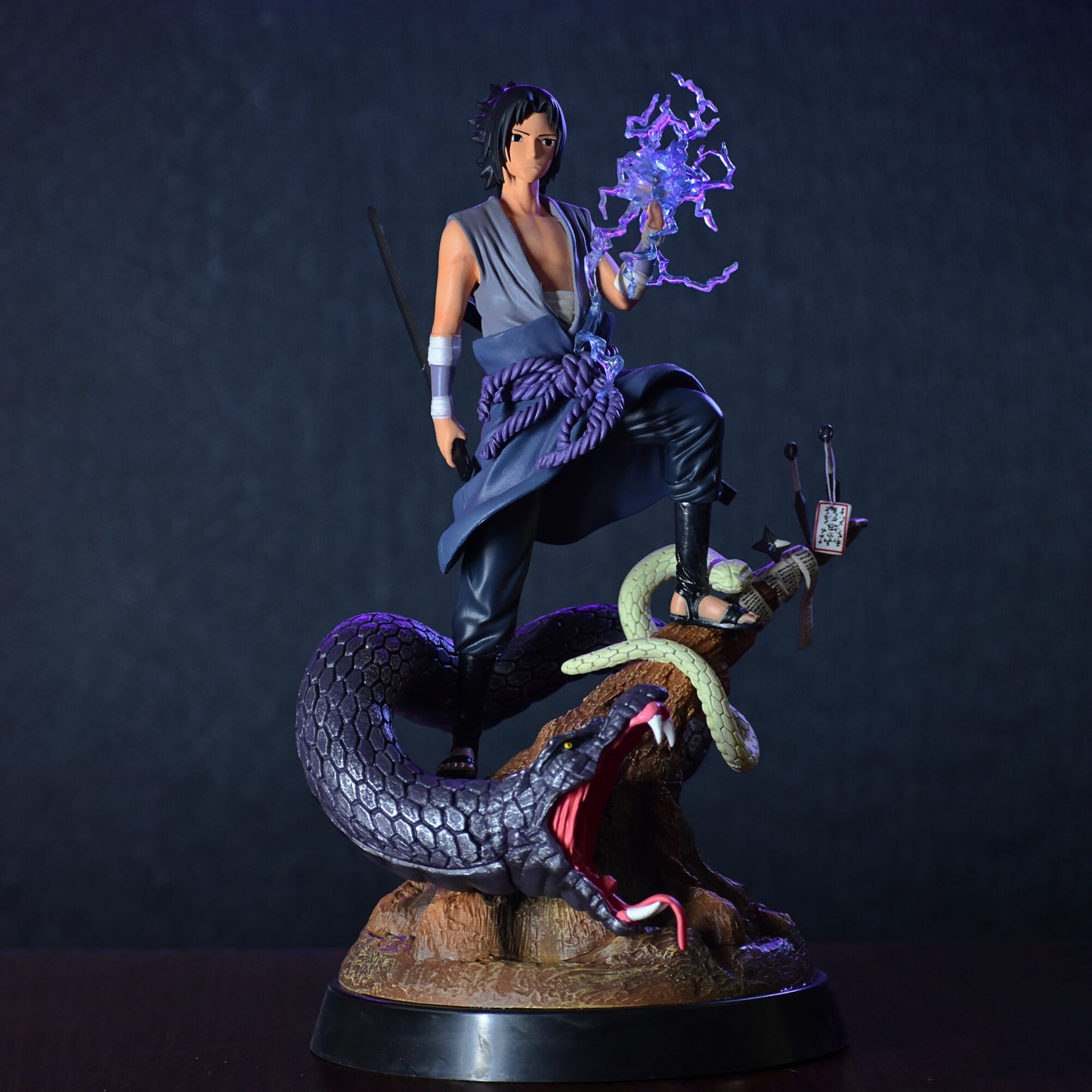 SASUKE UCHIHA EXCLUSIVE ACTION FIGURE (32 CM HEIGHT) REPLACEABLE BODY AND HEAD - NARUTO