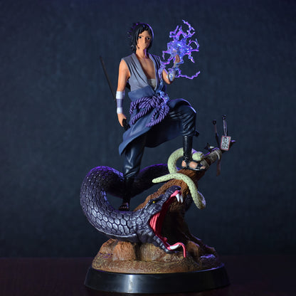 SASUKE UCHIHA EXCLUSIVE ACTION FIGURE (32 CM HEIGHT) REPLACEABLE BODY AND HEAD - NARUTO