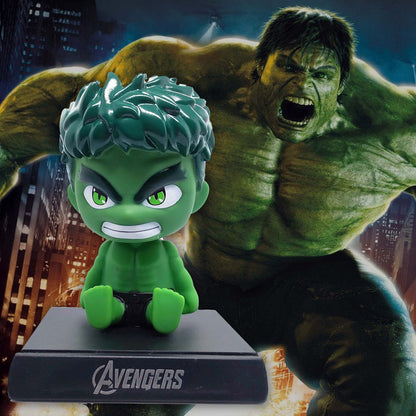 MARVEL HULK BOBBLEHEAD/MOBILE HOLDER STAND