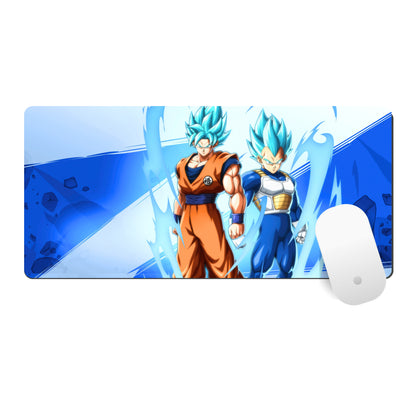 DRAGON BALL Z - GOKU & VEGETA MOUSE PAD (23 X 11 INCHES) - GAMING MOUSE PAD | RUBBER BASE DESK MAT