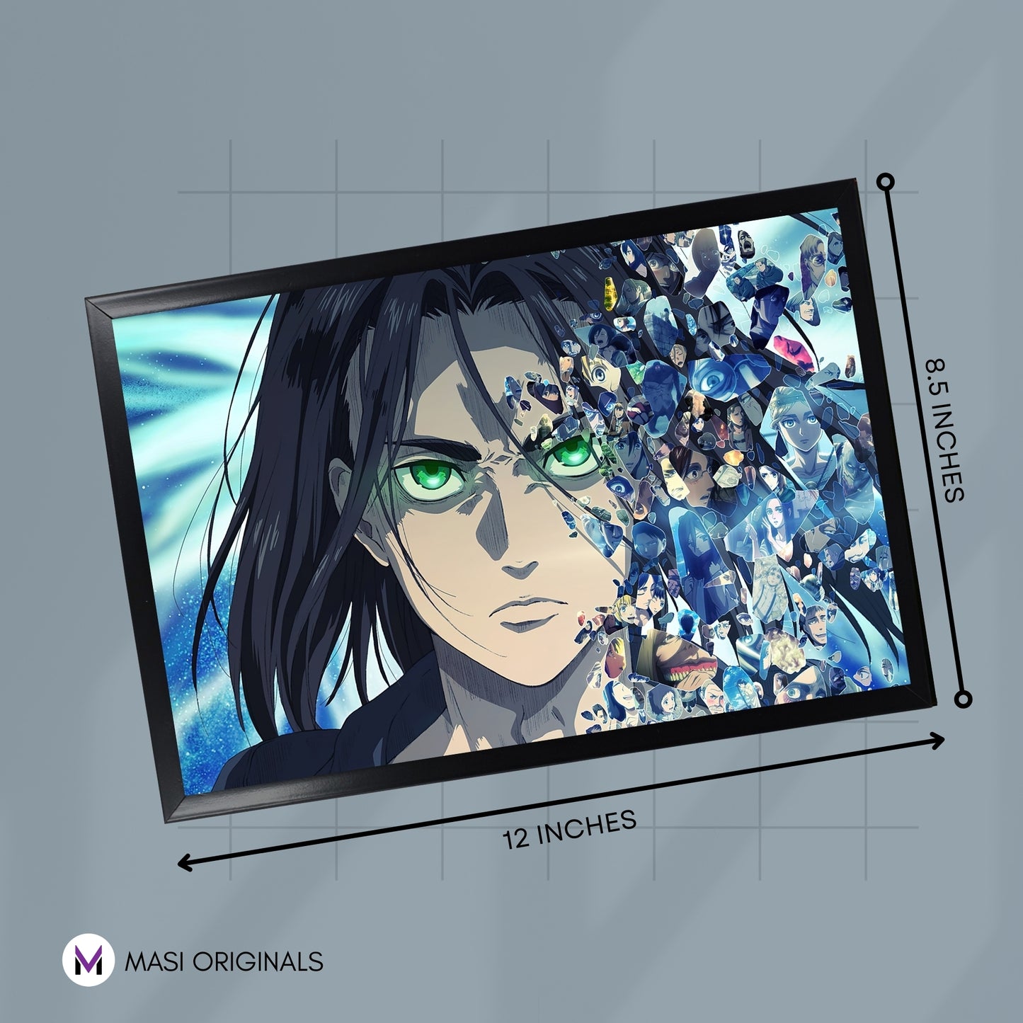 EREN YEAGER PHOTO FRAME (A4 SIZE) - ATTACK ON TITAN