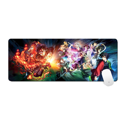 DEMON SLAYER INFINITY WAR DESK MAT (31 X 12 INCHES) GAMING MOUSE PAD | RUBBER BASE DESK MAT