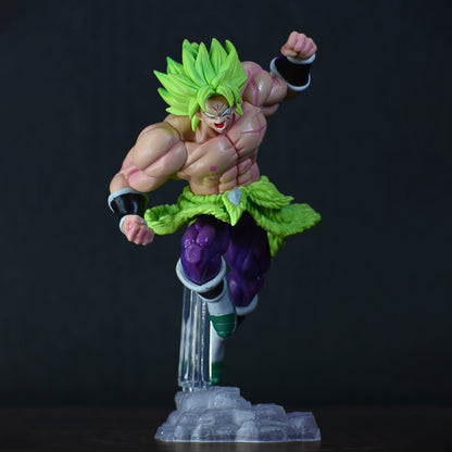 Broly Green Angry Action Figure With Stand (24 Cm Height) - Dragon Ball Z/super