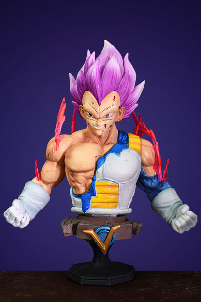 PRINCE VEGETA PREMIUM COLLECTIBLE ACTION FIGURE WITH REPLACEABLE HEADS AND BODIES - DRAGON BALL Z