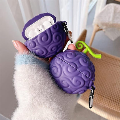 Luffy Gum-gum Fruit Iphone Airpods Cover Protection Case (Silicone)