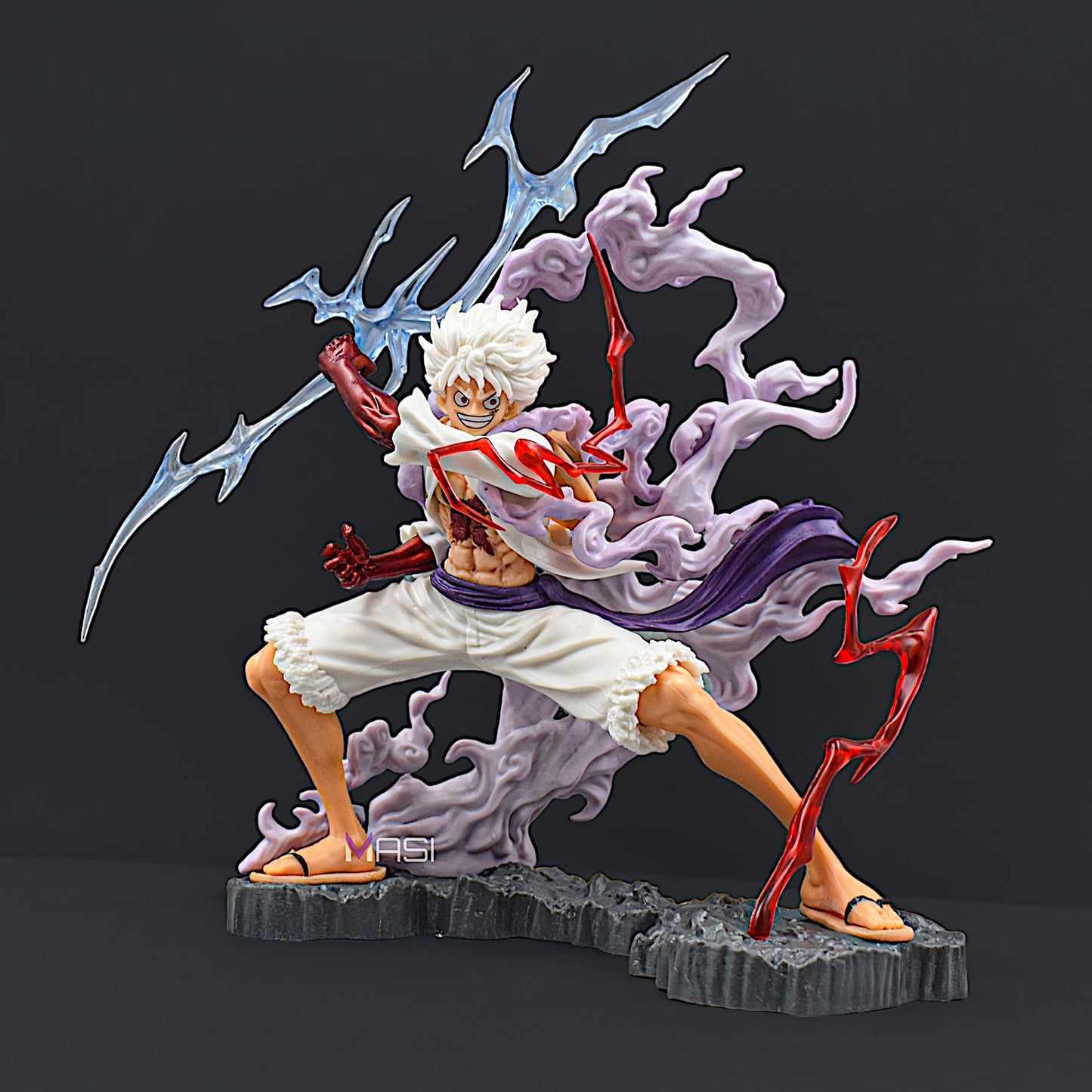 Monkey D. Luffy Gear 5 Limited Edition Action Figure With Thunder Sword (25 Cm Height) - One Piece