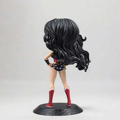 Wonder Woman Q Style Action Figure With Stand (16 Cm Height)