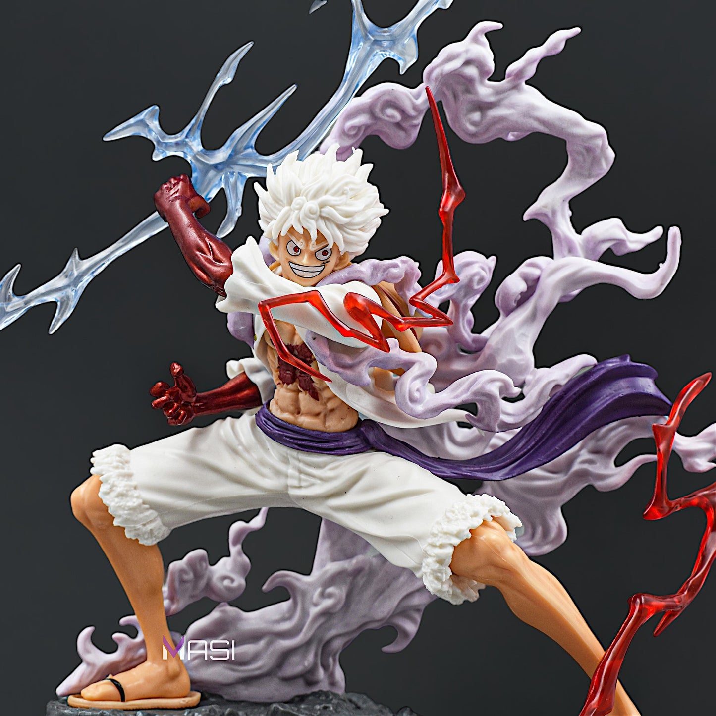 Monkey D. Luffy Gear 5 Limited Edition Action Figure With Thunder Sword (25 Cm Height) - One Piece