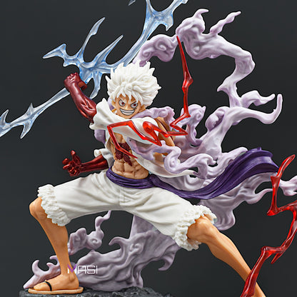 Monkey D. Luffy Gear 5 Limited Edition Action Figure With Thunder Sword (25 Cm Height) - One Piece