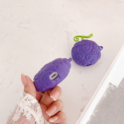 Luffy Gum-gum Fruit Iphone Airpods Cover Protection Case (Silicone)