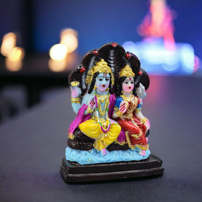 Vishnu Laxmi Ji Idol Statue Murti