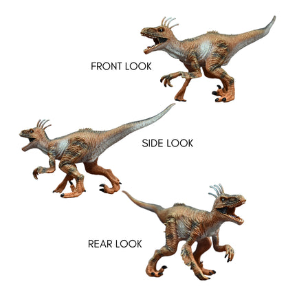 Dinosaur Action Figure - Realistic 10-inch Velociraptor Toy For Kids