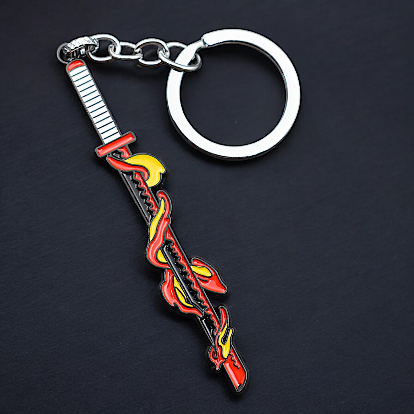 Demon Slayer Rengoku Metal Katana Keychain