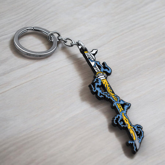 Demon Slayer Metal Katana Keychain