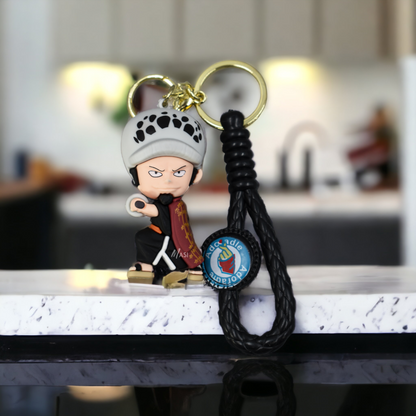 Trafalgar D. Water Law Silicon Rubber Keychain - One Piece