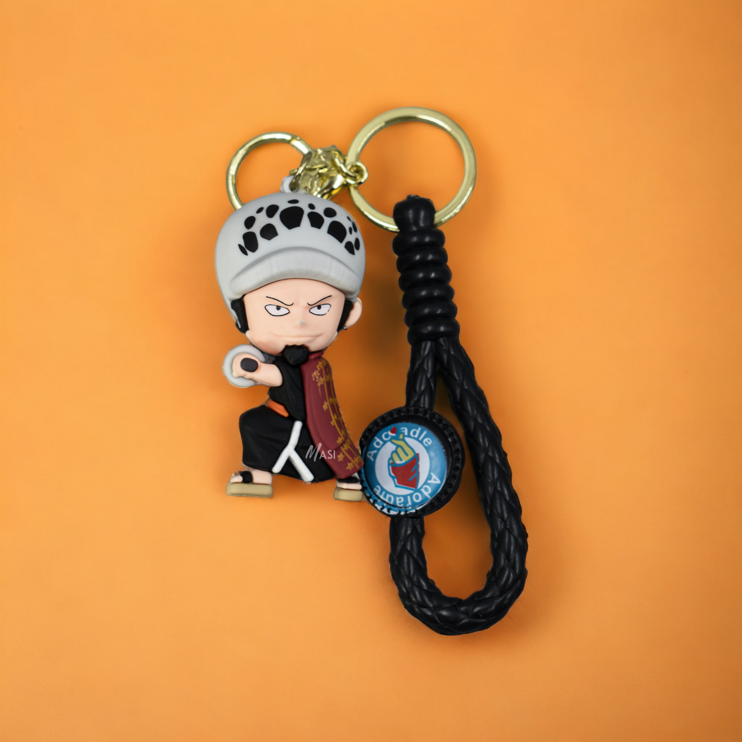 Trafalgar D. Water Law Silicon Rubber Keychain - One Piece