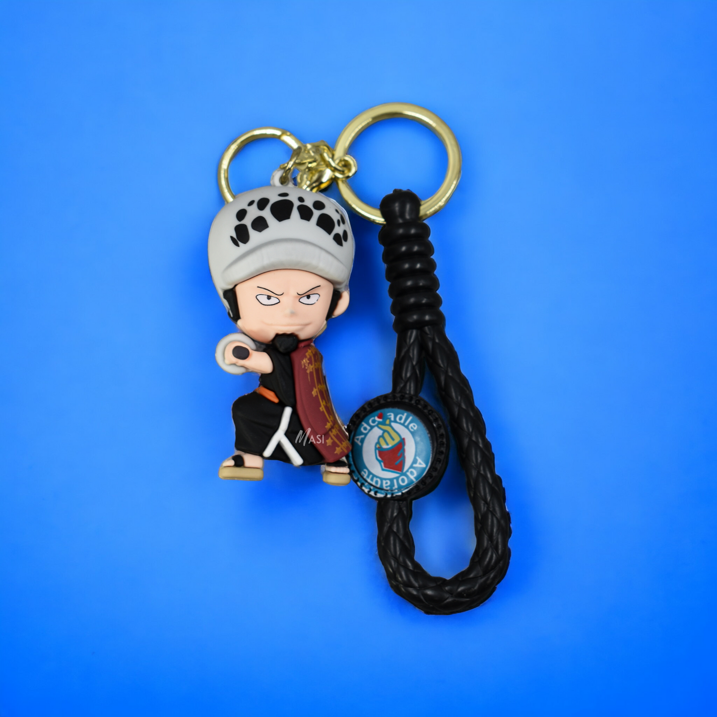 Trafalgar D. Water Law Silicon Rubber Keychain - One Piece