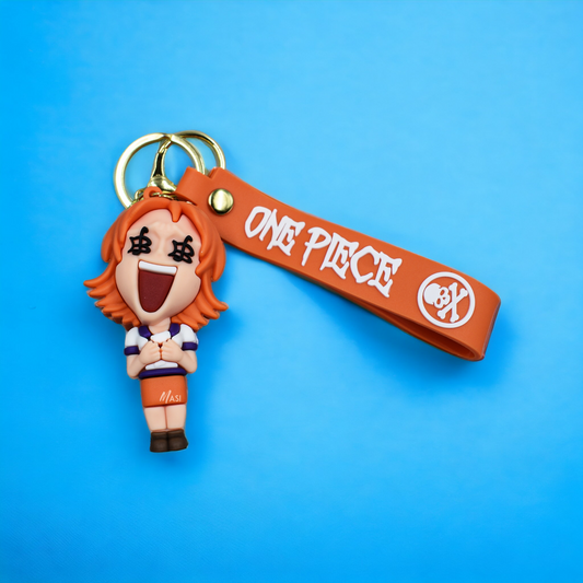 Nami Silicon Rubber Keychain - One Piece
