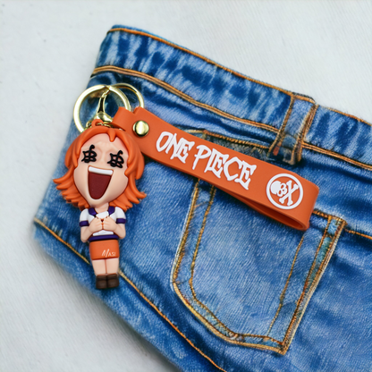 Nami Silicon Rubber Keychain - One Piece