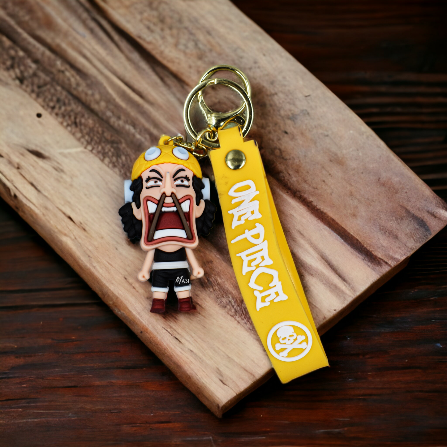 Usopp Silicon Rubber Keychain With Strap - One Piece