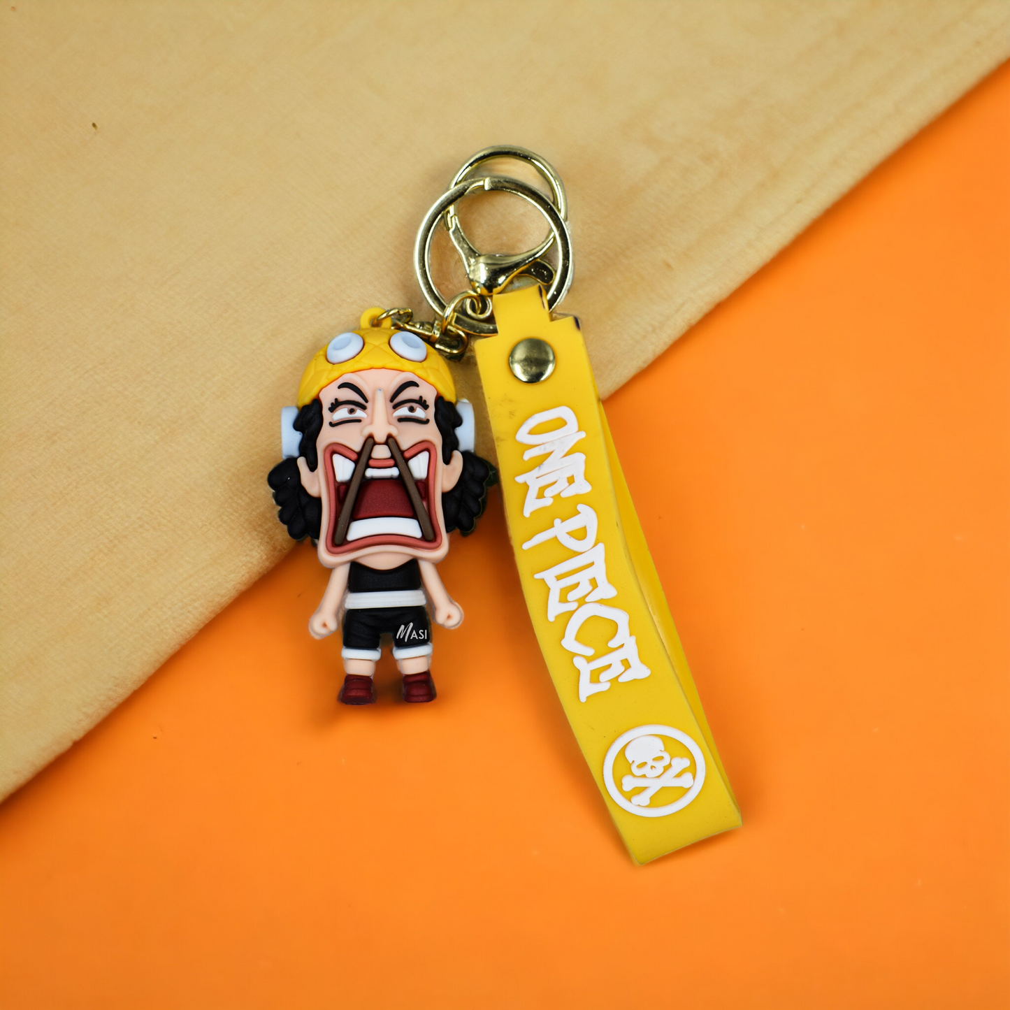 Usopp Silicon Rubber Keychain With Strap - One Piece