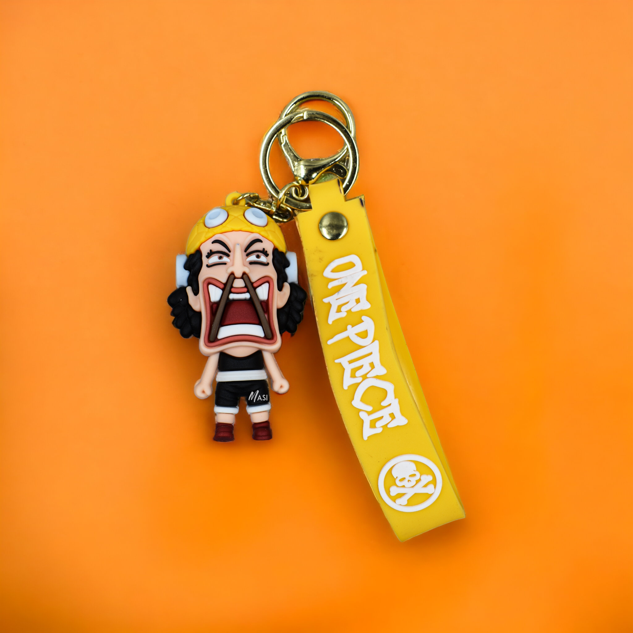 Usopp Silicon Rubber Keychain With Strap - One Piece – Masi Originals