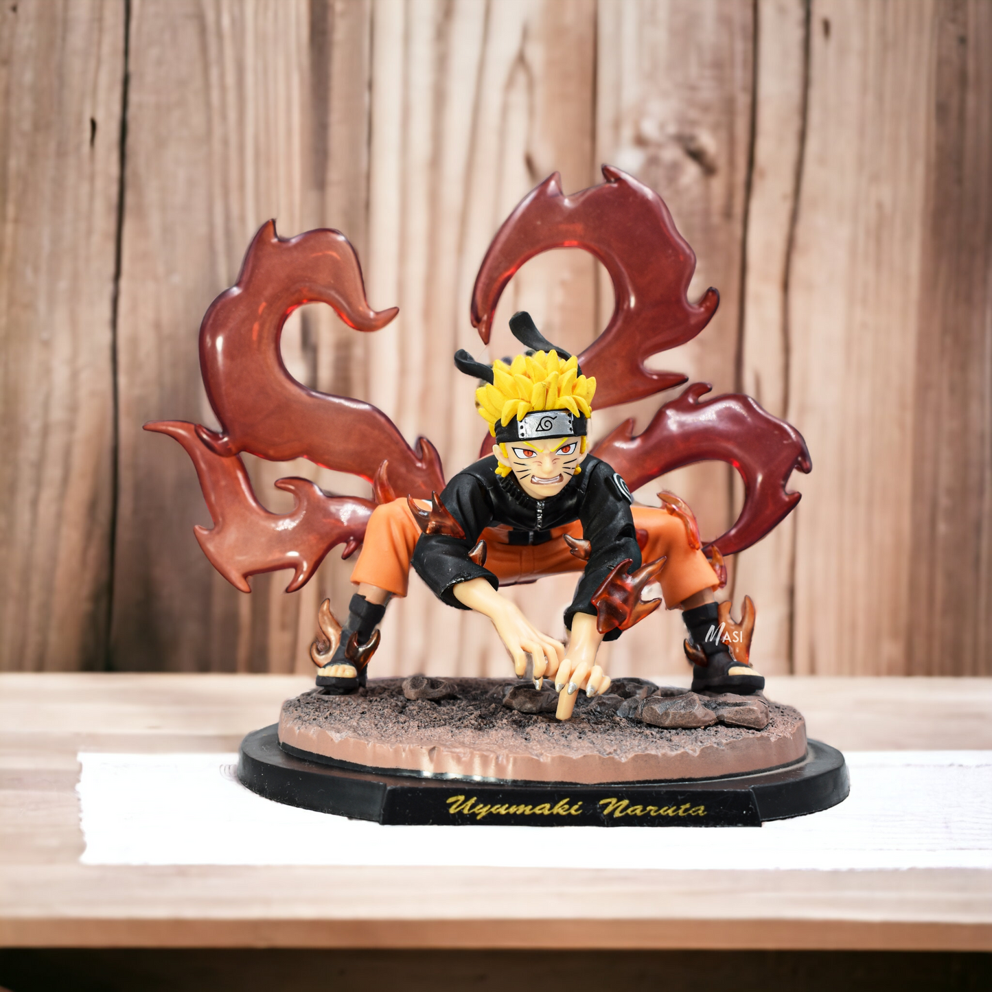 Nine Tail Fox Battle Mode Uzumaki Naruto Action Figure (19 Cm Height) - Naruto